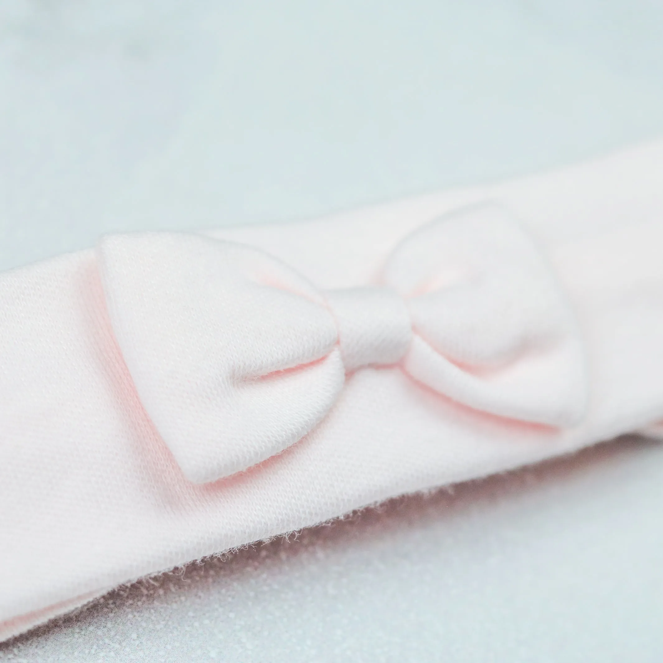 Alba Pink Baby Girls Bow Hairband