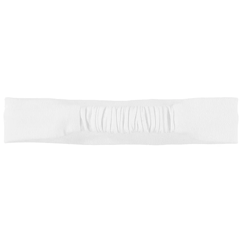 Alba White Baby Girls Bow Hairband