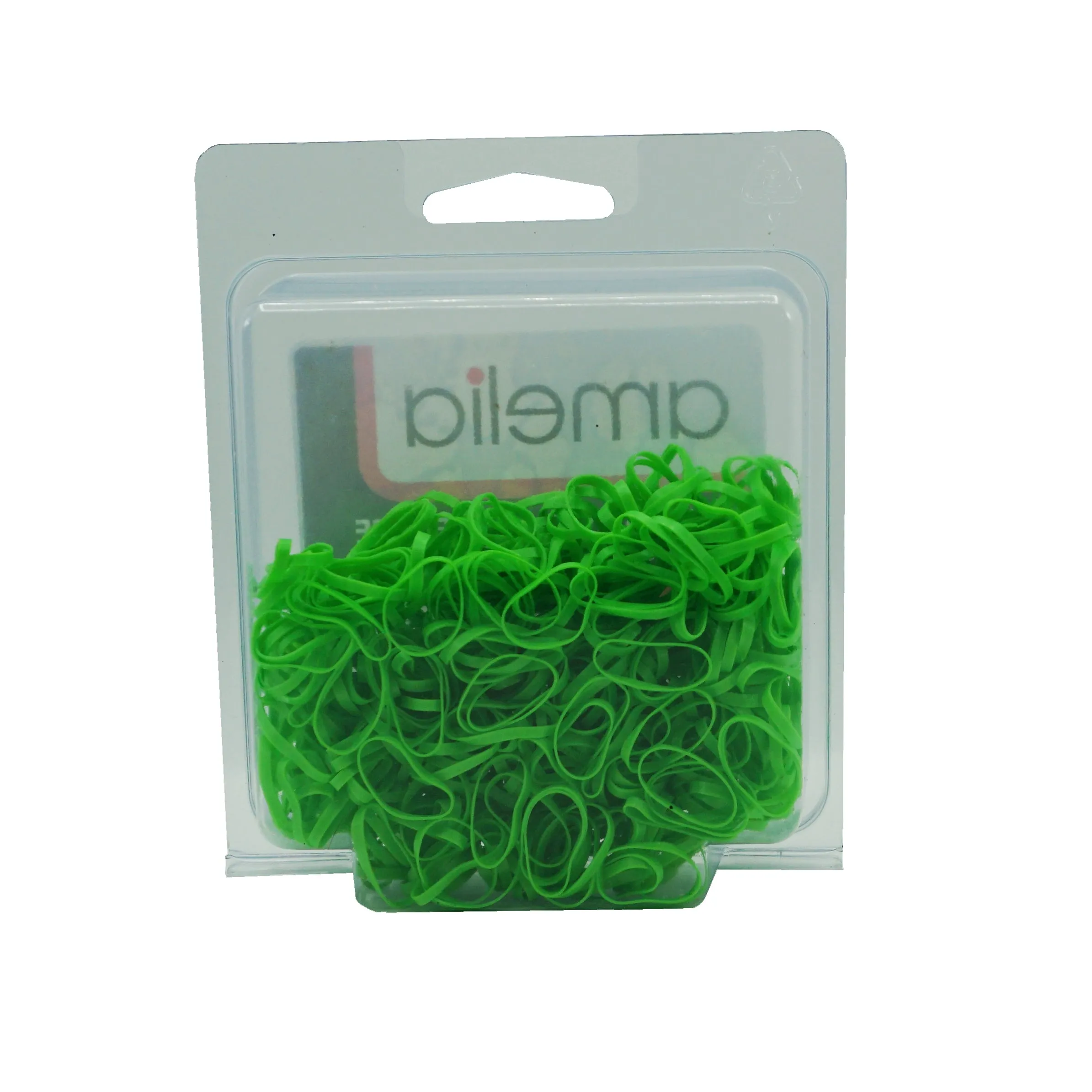 Amelia Beauty | 1/2in, Lime, Tangle Free Elastic Pony Tail Holders | Made in USA, Ideal for Ponytails, Braids, Twists. For Women, Girls. Pain Free, Snag Free, Easy Off | 500 Pack