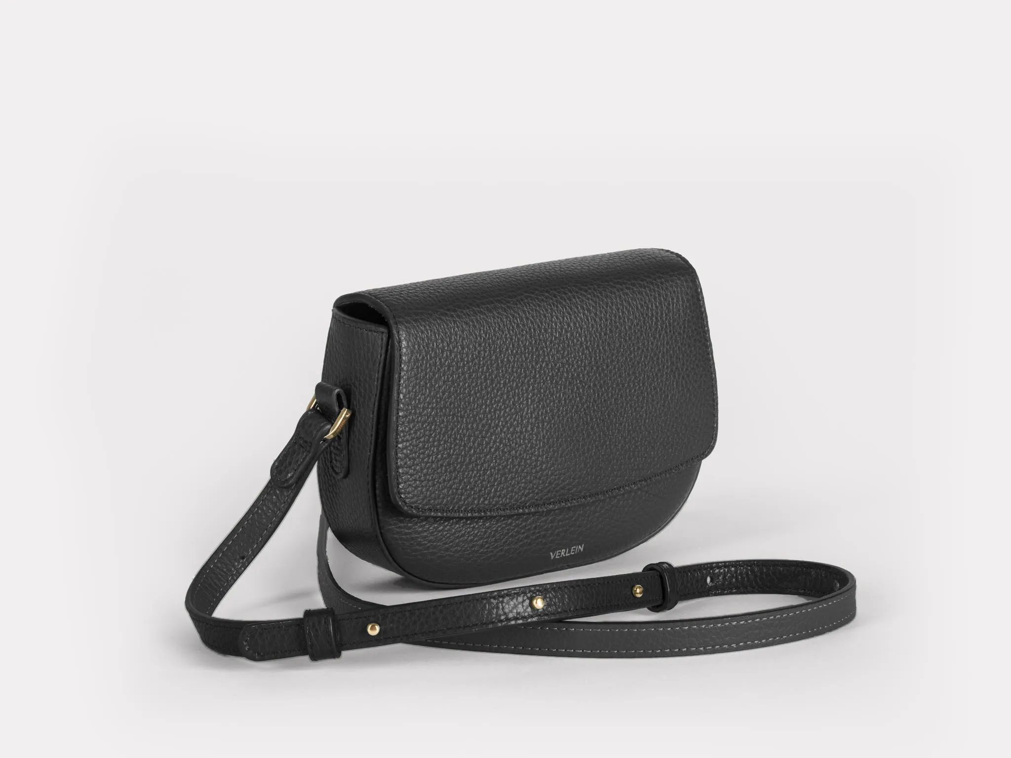 Ana Mini Crossbody, Jet Black / Orchid