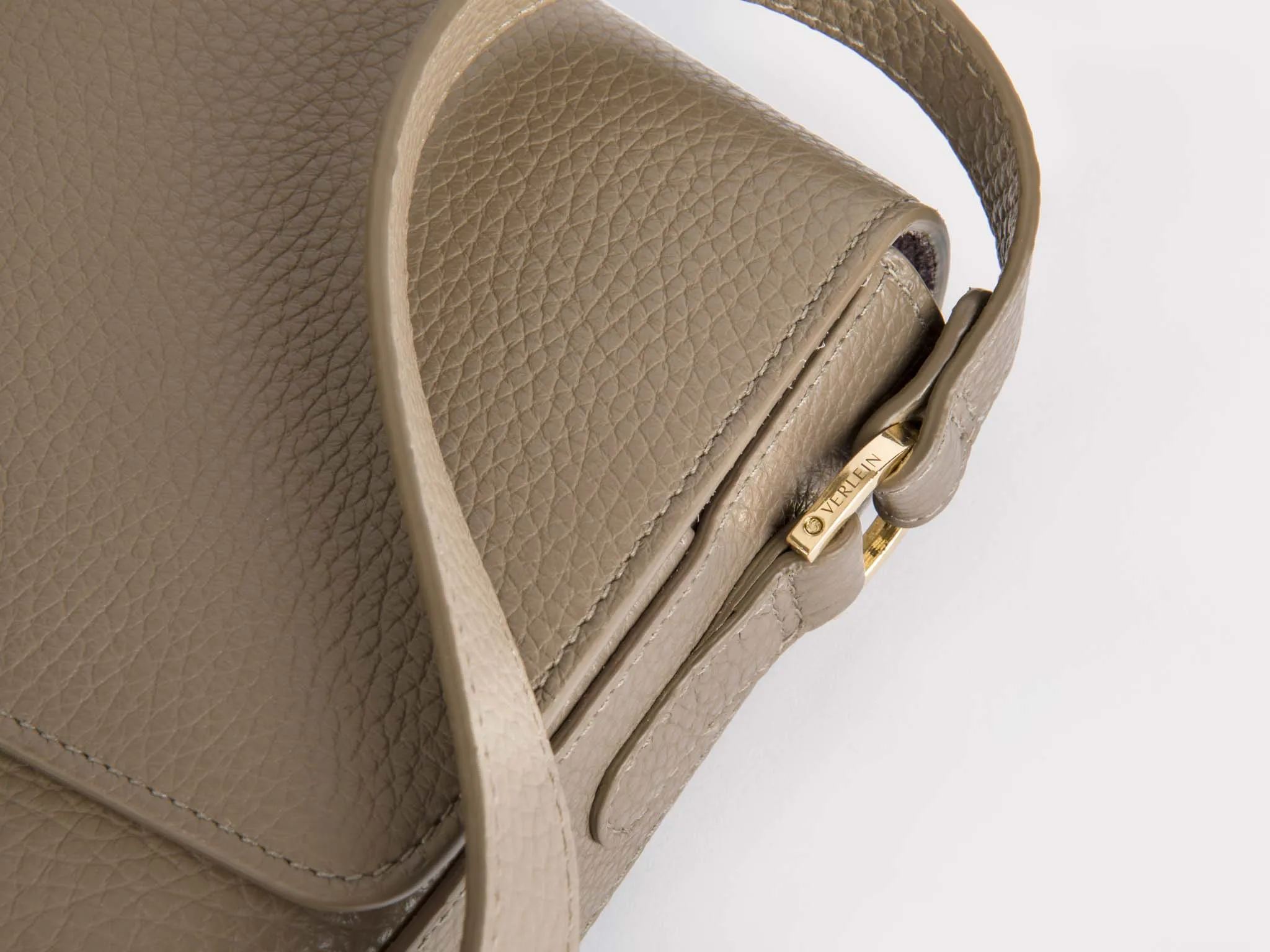 Ana Mini Crossbody, Taupe / Santorini