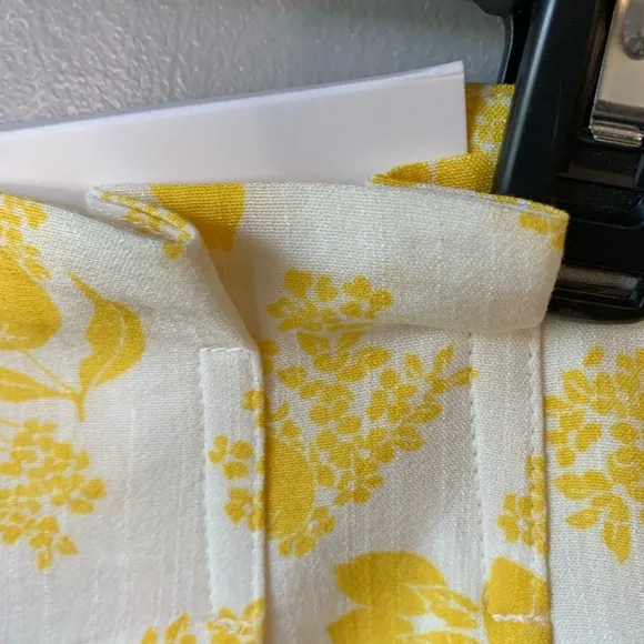 Ann Taylor NWT Yellow Floral High Rise Shorts