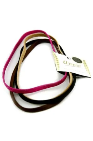 ANNIE 4pcs headbands (8mm x 19inch)