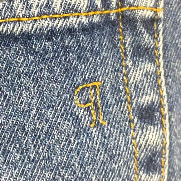 ANTHROPOLOGIE Pilcro Lover Embellished High Rise Denim Shorts Size 30