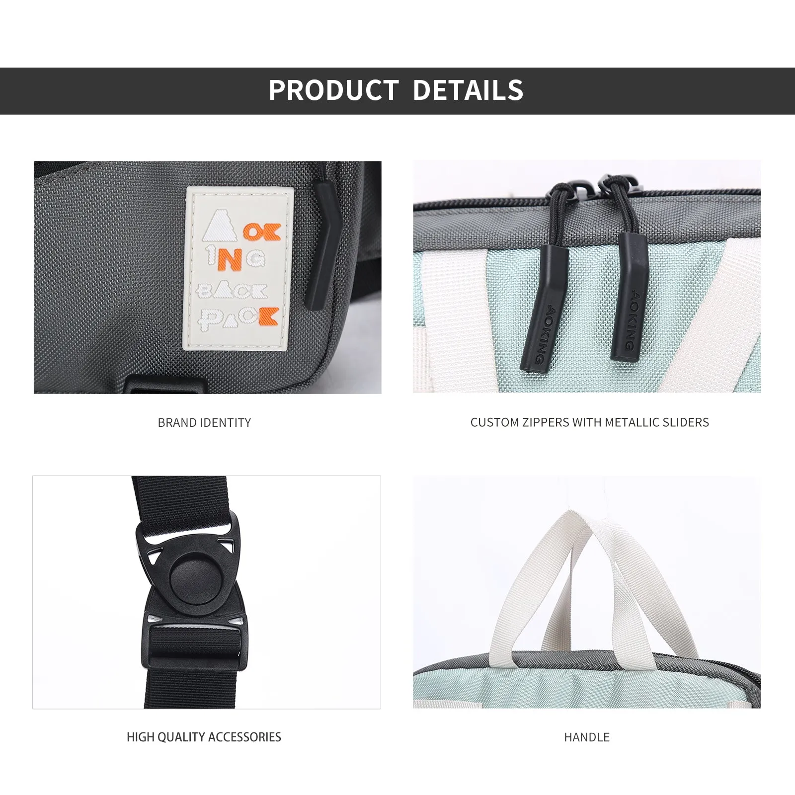 Aoking casual sport youngth Waterproof Crossbody Sling Bag XY4056
