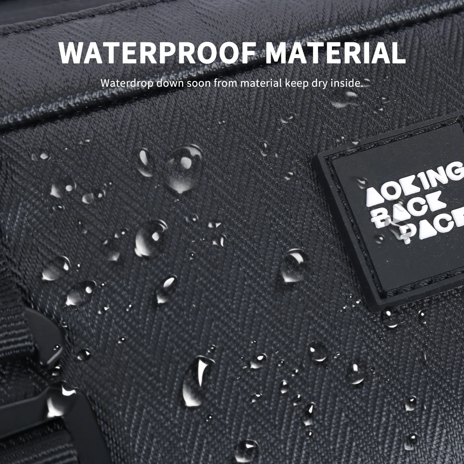 Aoking Fashion Waterproof Crossbody Waist Bag Sling Bag XY3325-5