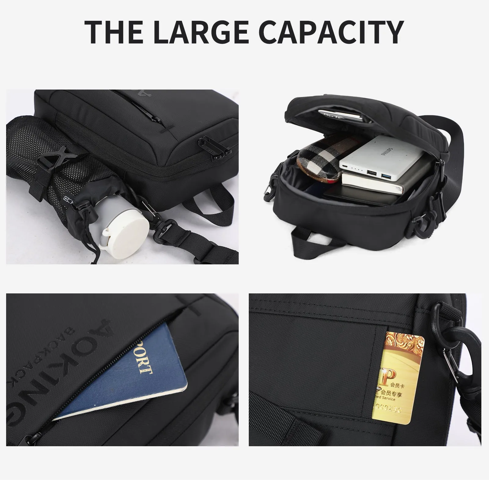 Aoking Fashion Waterproof durable Crossbody Sling Bag SY4003