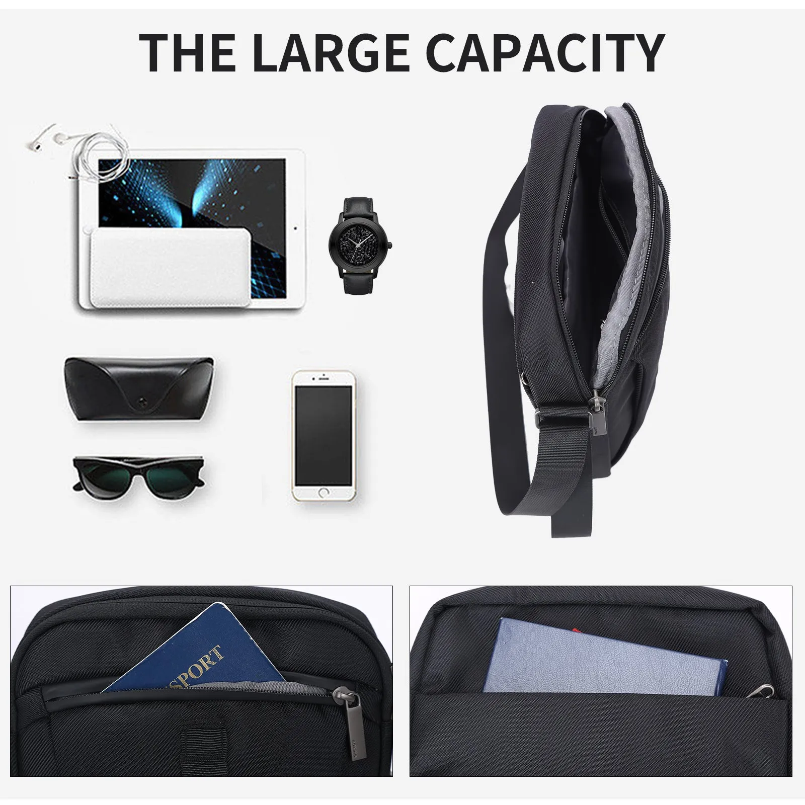 Aoking Fashion Youngth Waterproof Sport Crossbody Sling Bag SK3300