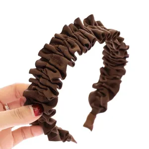 Araceli Brown Plastic Hairband