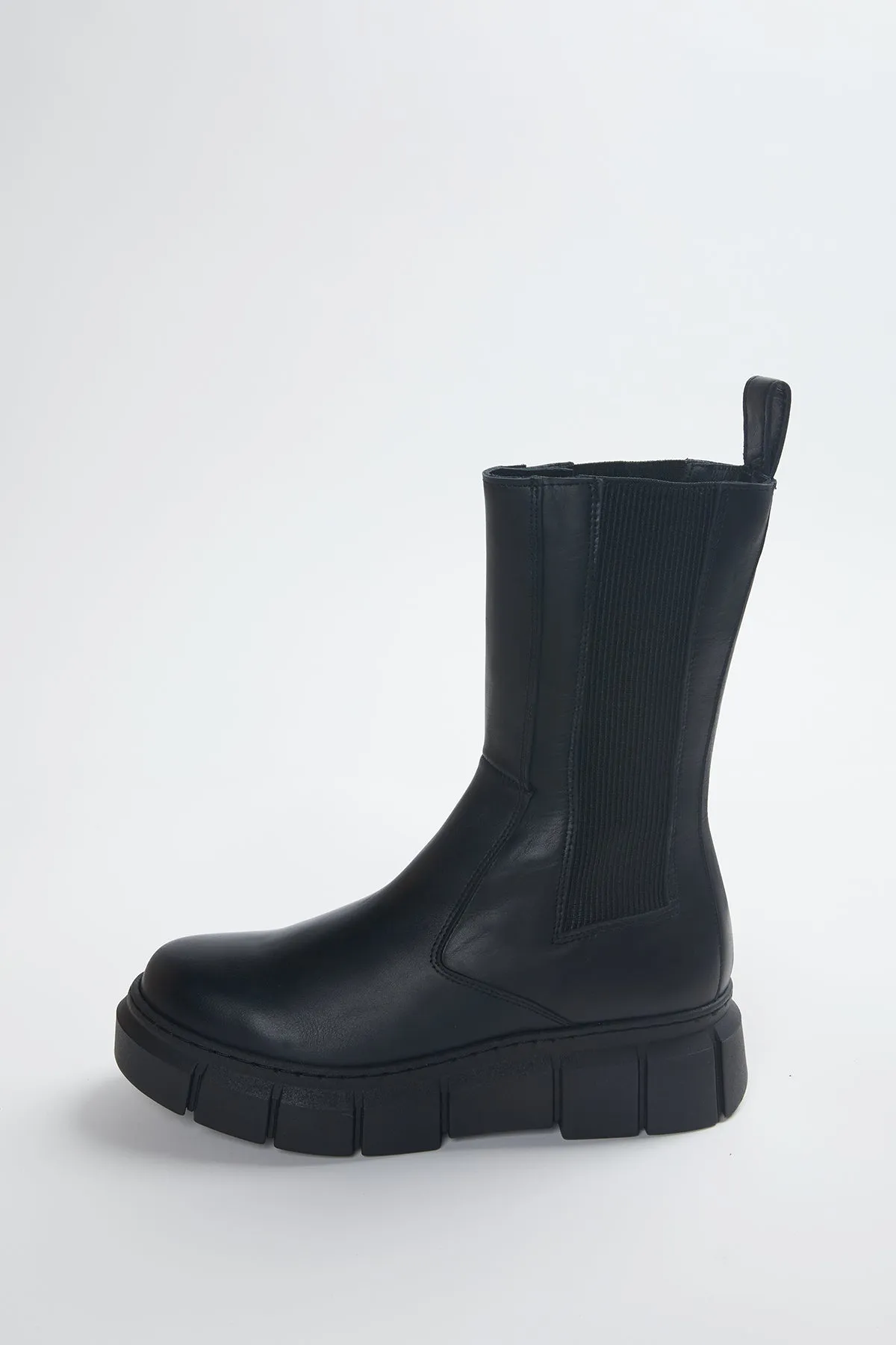 ARMOR LEATHER CHELSEA COMBAT BOOTS