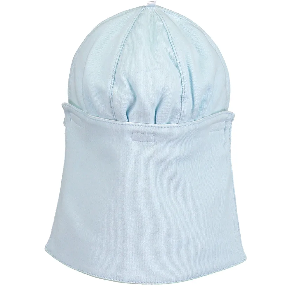 Aspen Blue Baby Boys Sun Cap with Detachable Flap