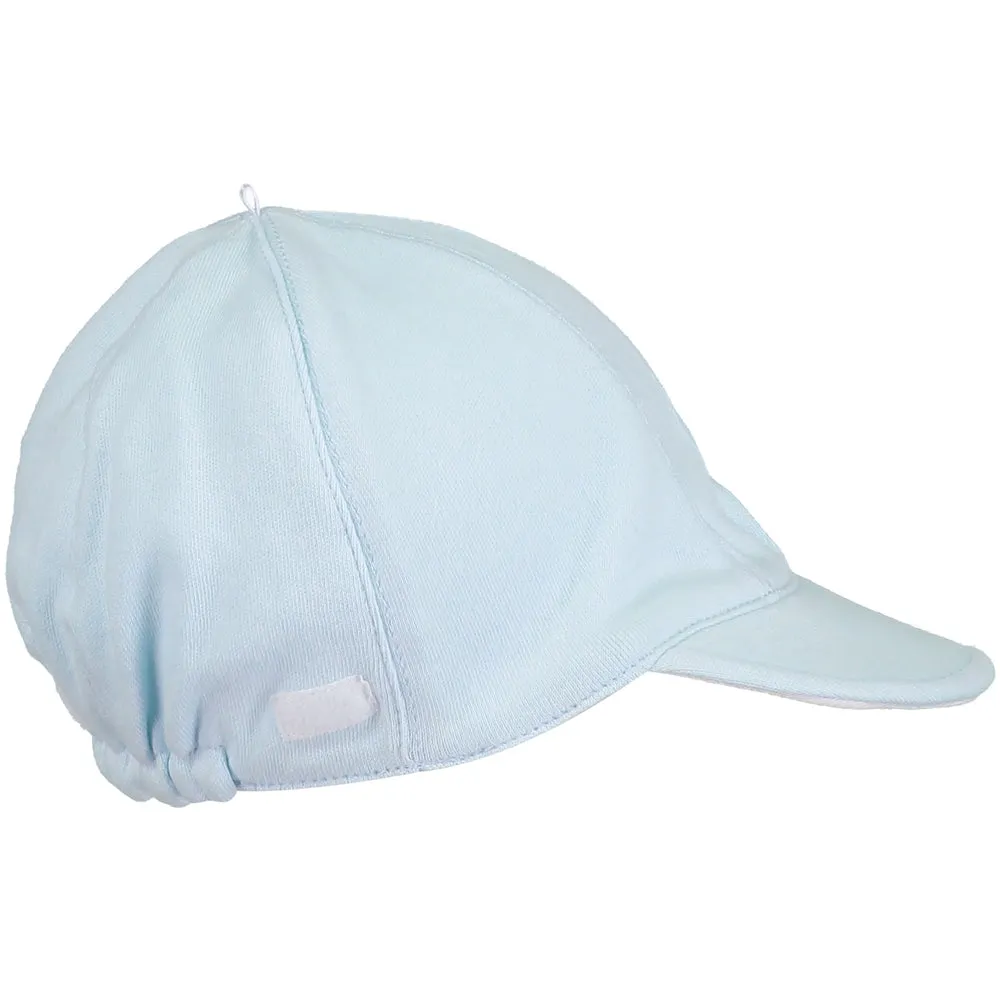 Aspen Blue Baby Boys Sun Cap with Detachable Flap
