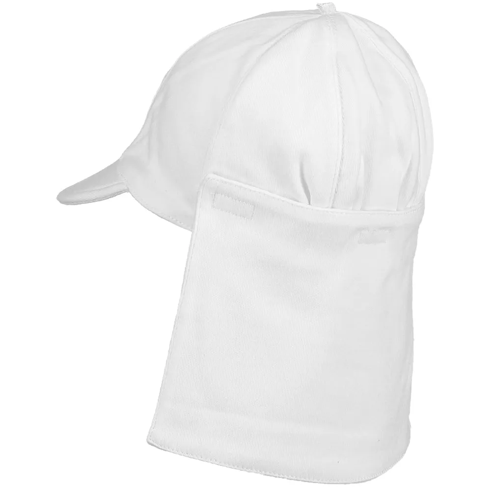 Aspen White Unisex Baby Sun Cap