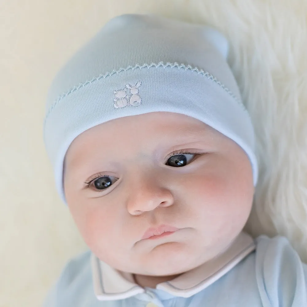 Baby Boys Blue Pull On Hat
