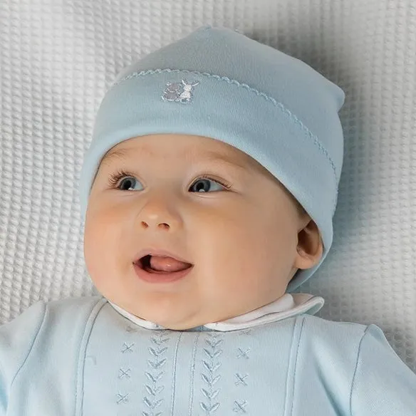Baby Boys Blue Pull On Hat