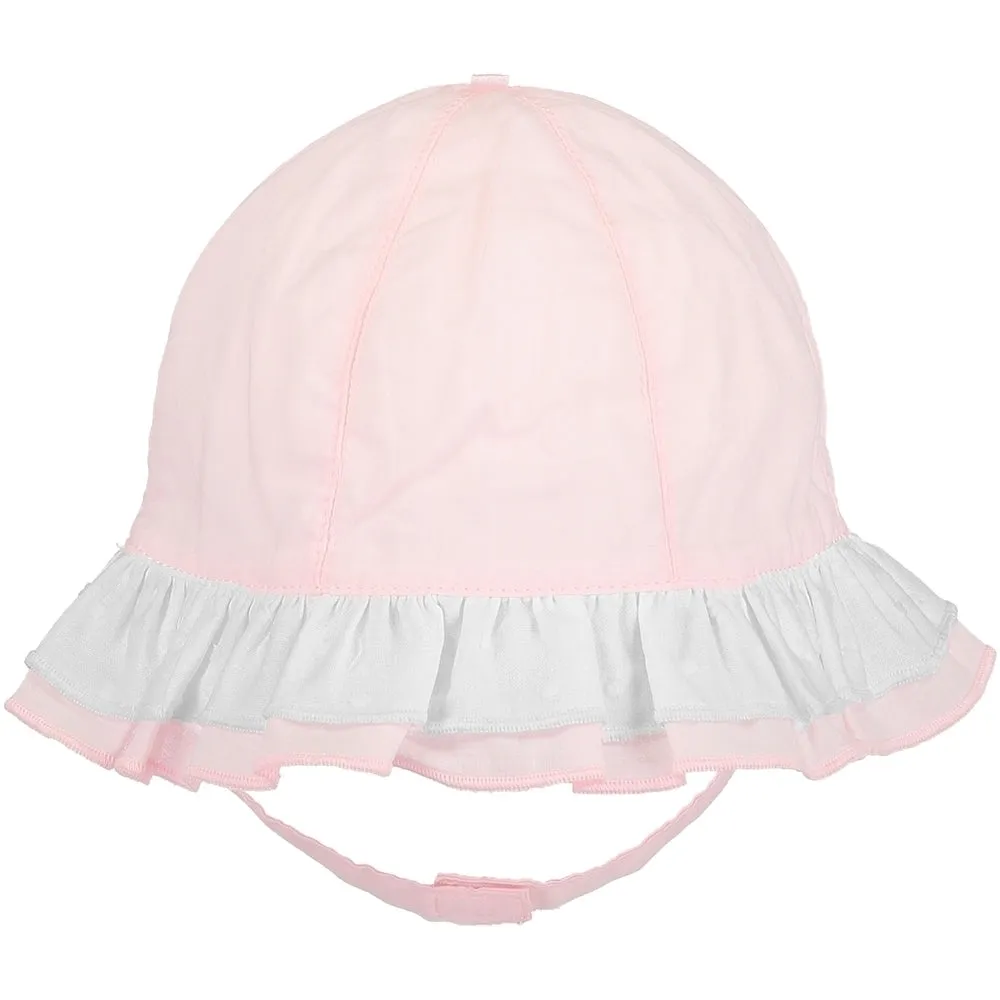 Baby Girls Pink Sun Hat