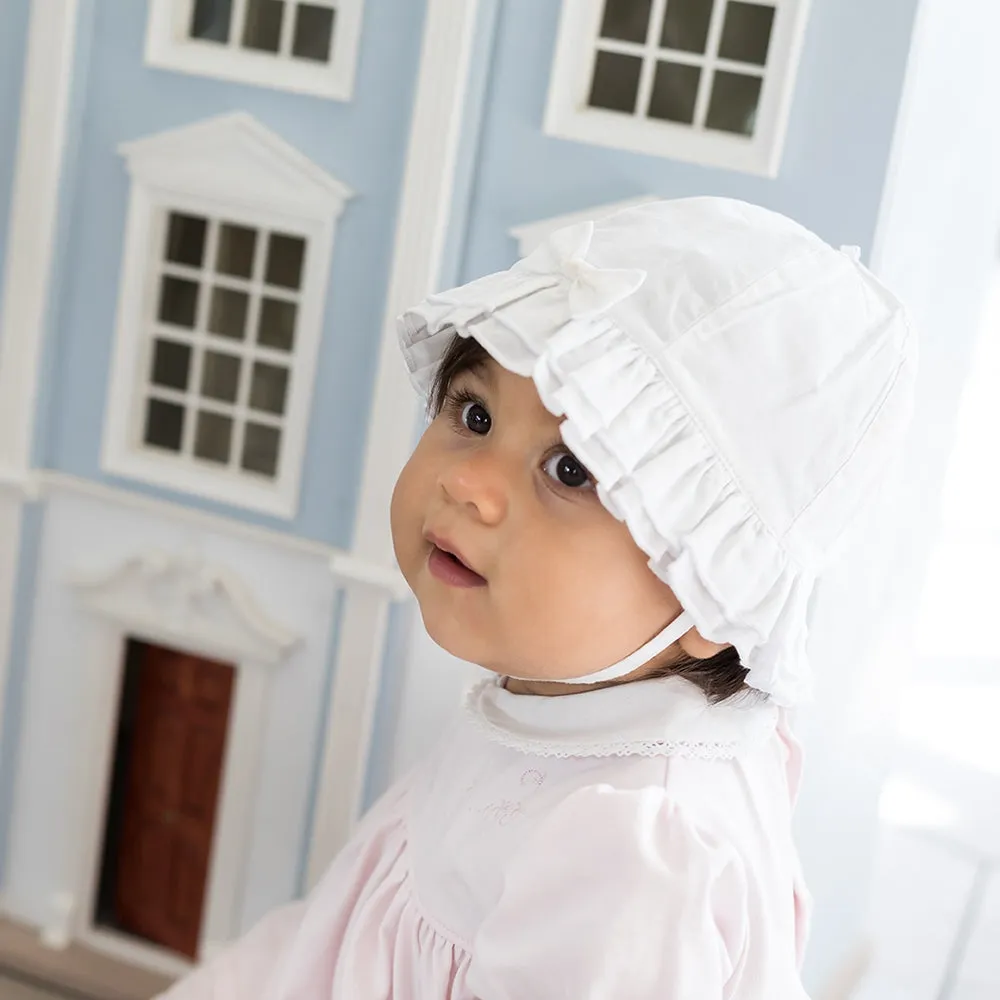 Baby Girls White Sun Hat