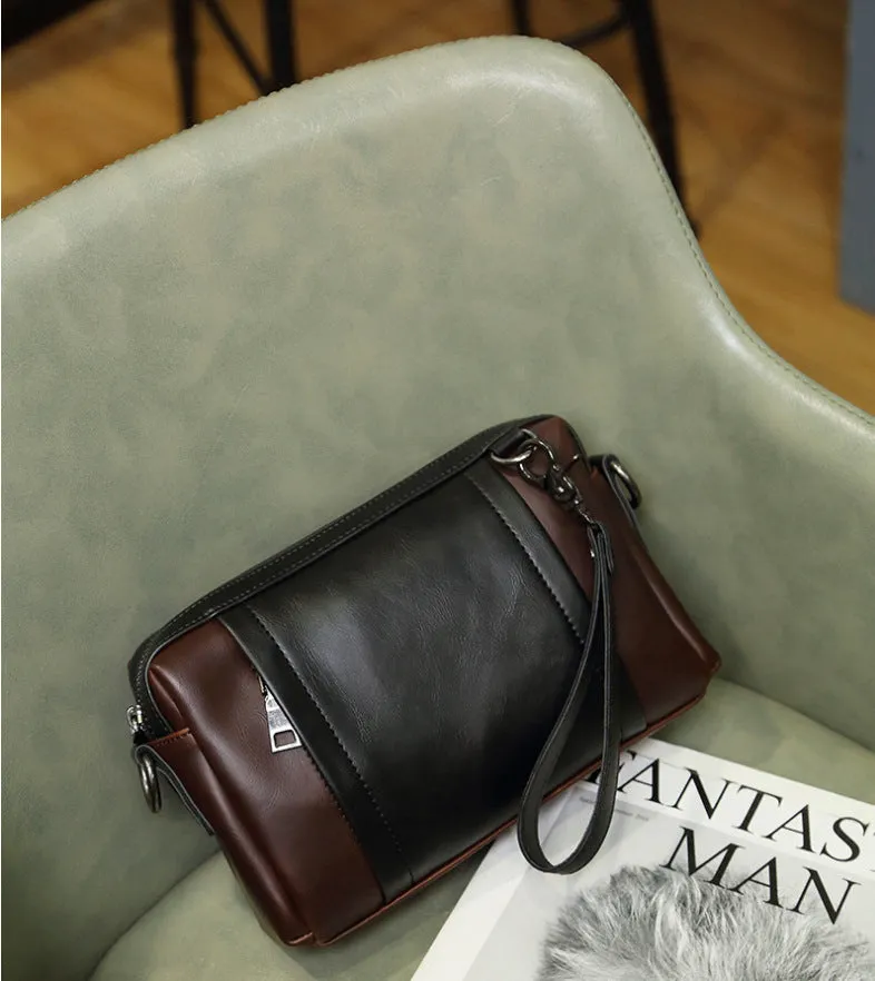 Bags Bags Fashion Trend Men's Bags Shoulder Bags Men's Crossbody Bags Handbags Large Capacity Casual Korean Version Horizontal