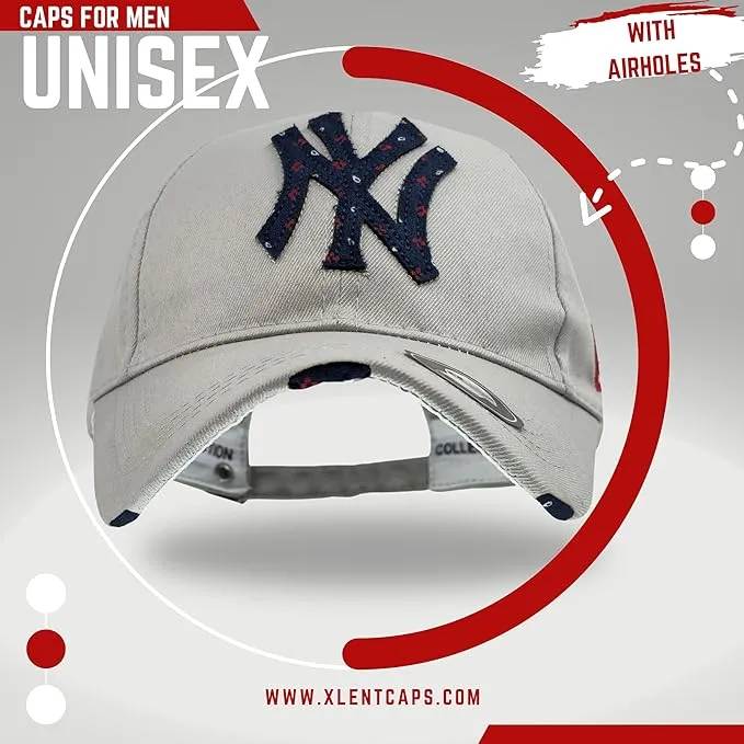 Baseball Cap for Men | Free Size Adjustable Snapback Caps | Embroidered Patch | Cotton | UV Protection | Fashionable Hat for Women and Girs Original