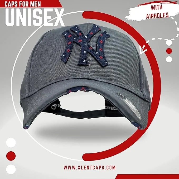 Baseball Cap for Men | Free Size Adjustable Snapback Caps | Embroidered Patch | Cotton | UV Protection | Fashionable Hat for Women and Girs Original