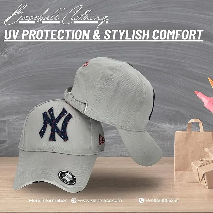 Baseball Cap for Men | Free Size Adjustable Snapback Caps | Embroidered Patch | Cotton | UV Protection | Fashionable Hat for Women and Girs Original
