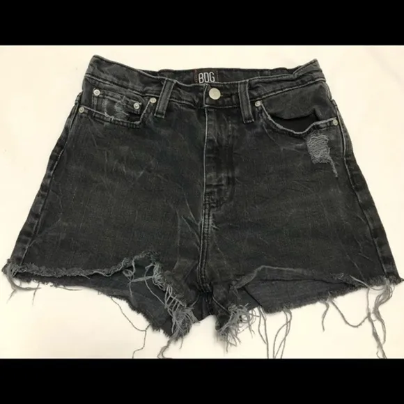 BDG Girlfriend High-Rise Denim Shorts