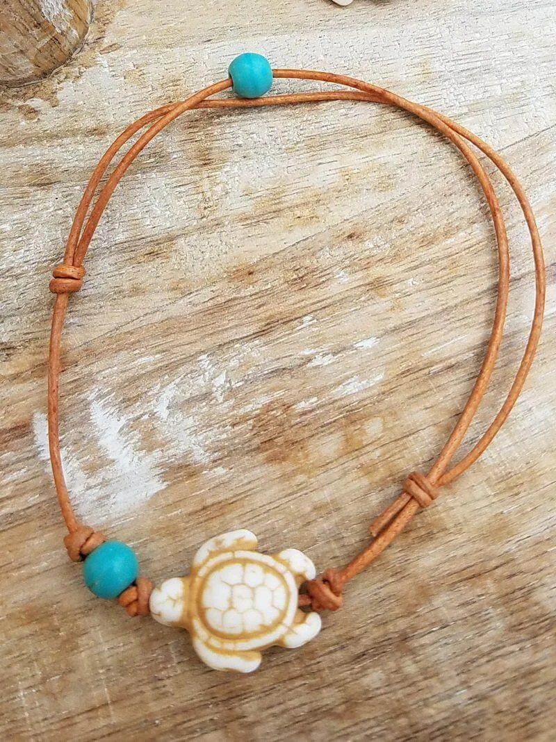 Beachy Anklets - Turtle - Beachy Bracelets