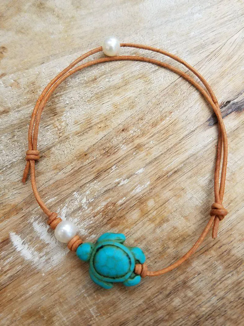 Beachy Anklets - Turtle - Beachy Bracelets