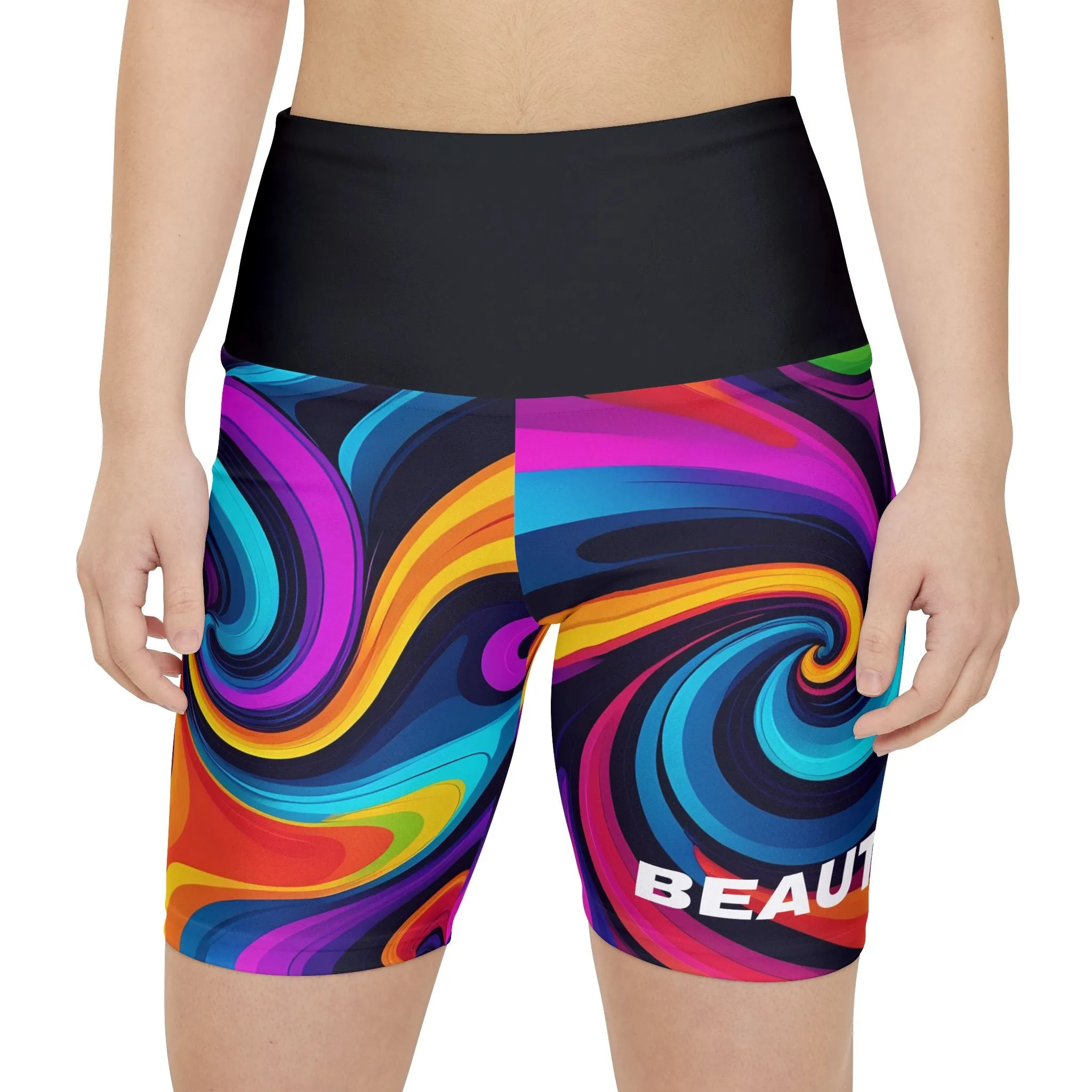 Beautiful. Women's Biker Shorts - Graphic  Activewear