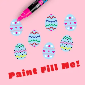Bento Set:  © Festive Easter Egg - 15 pair mixed set - Asst Sizes