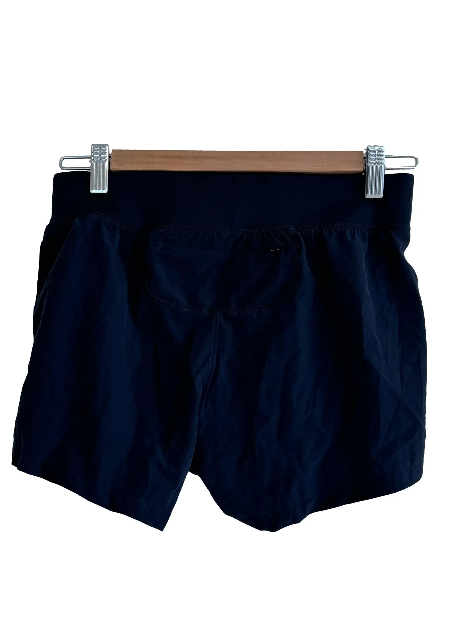 Black Plain Shorts