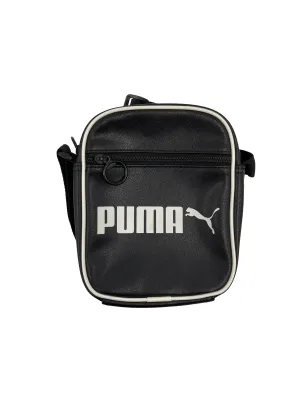 Black Puma Logo Crossbody Bag