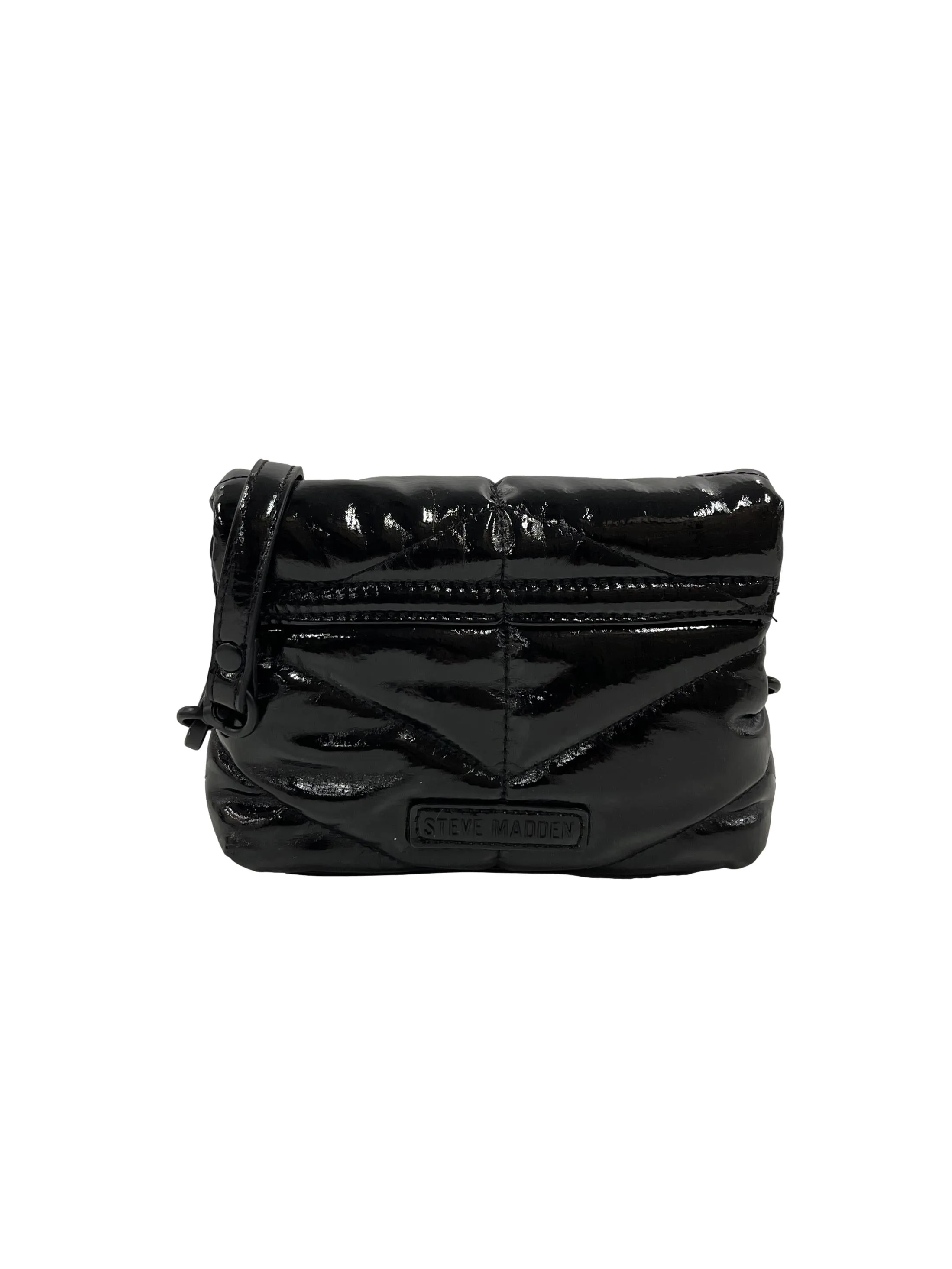 Black Small Quilted Crossbody Bag