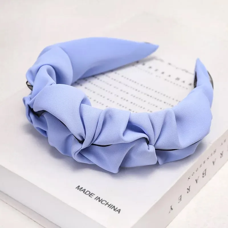 Blue Plastic Head Turner Hairband