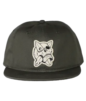 Board Skull Snapback Hat