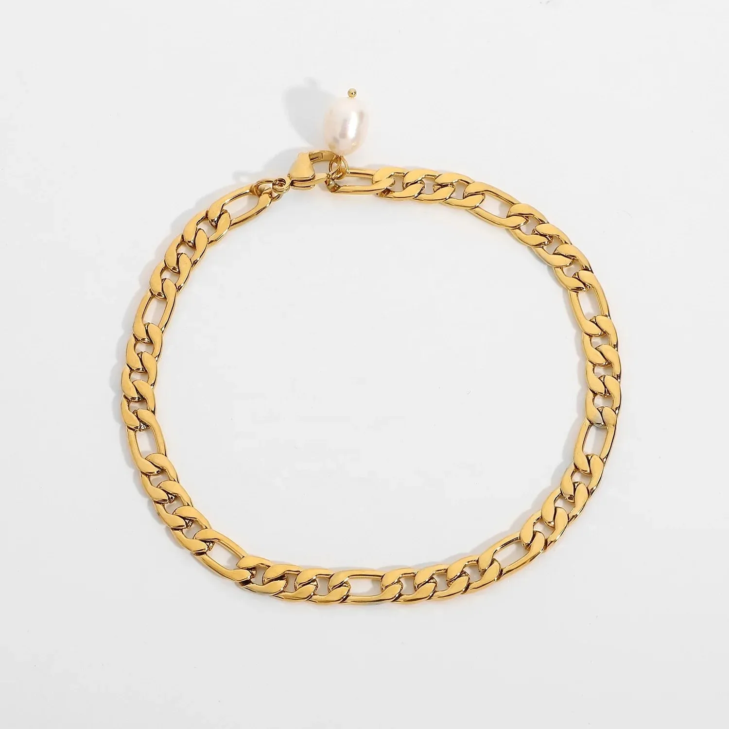 Boho & Mala 18K Gold / Stainless Steel Anklet