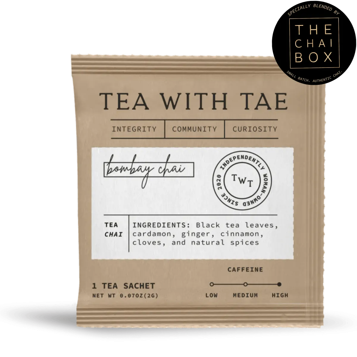 Bombay Chai 50 ct. Overwrap Bag