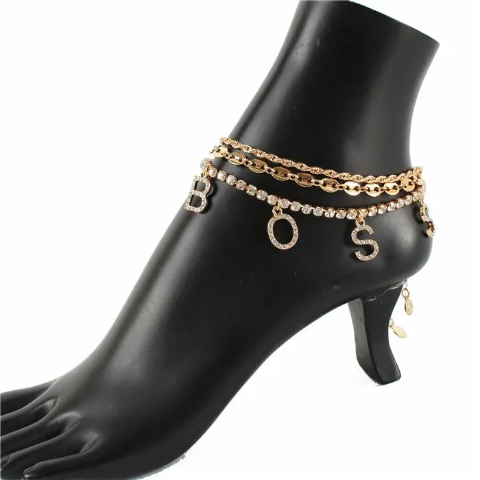 Boss Multy Layered Anklet