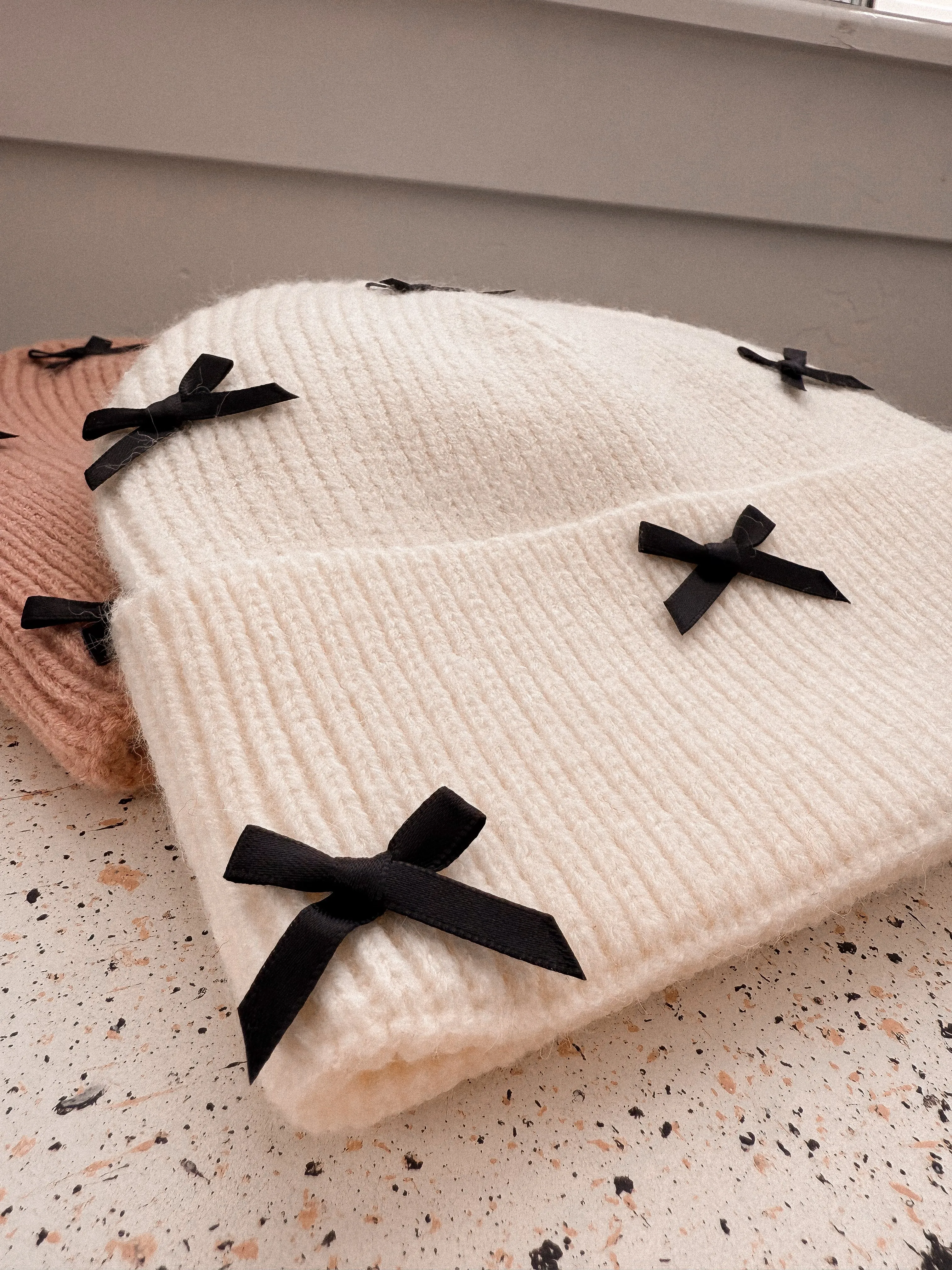 Bow Beanies *3 COLORS*
