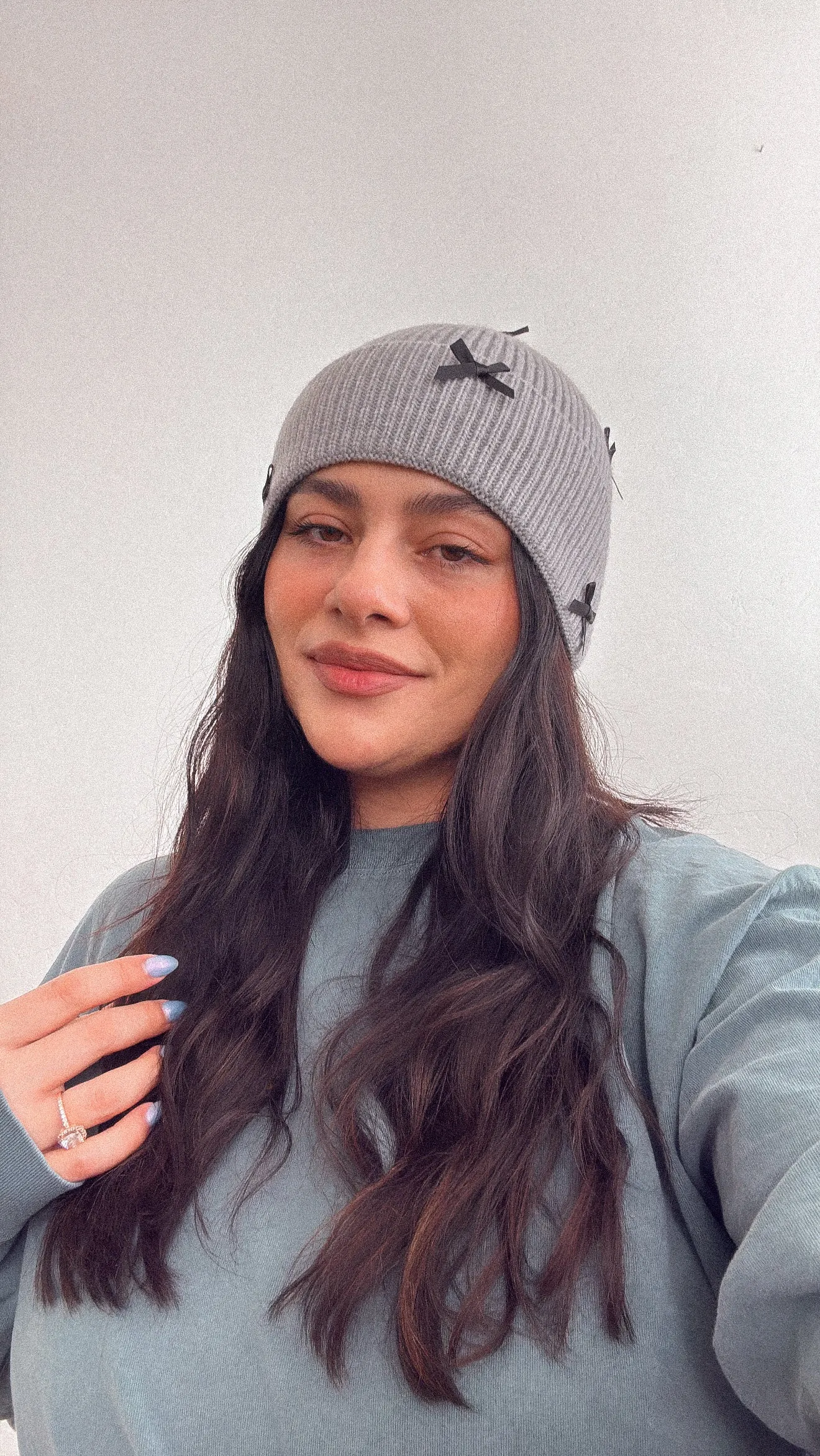 Bow Beanies *3 COLORS*
