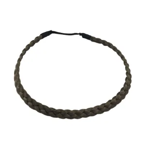 Braided Hairband, Ash Brown