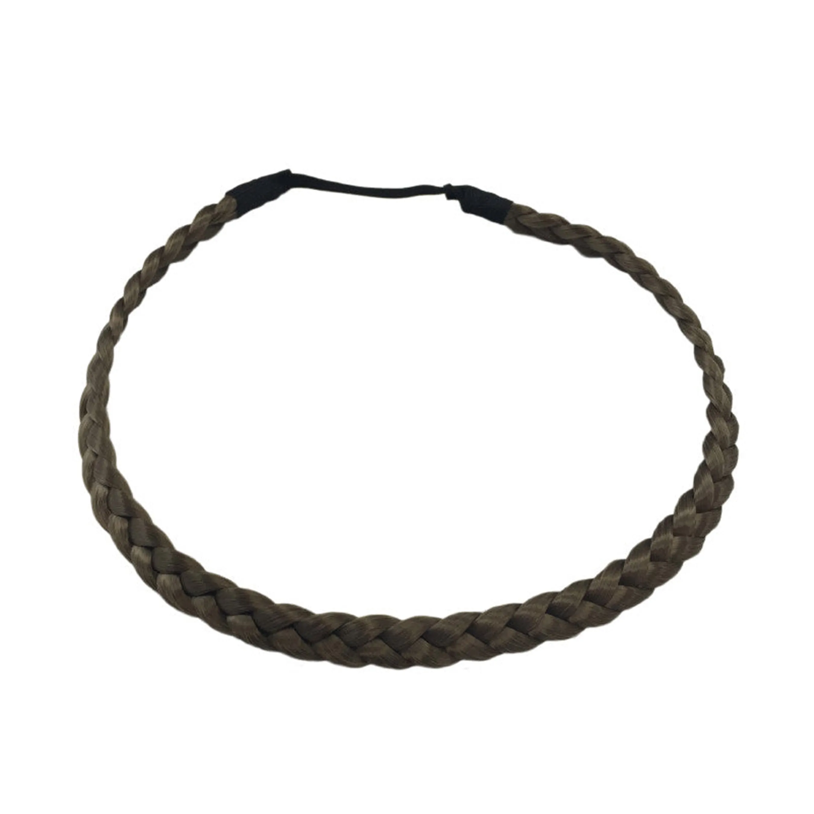 Braided Hairband, Ash Brown