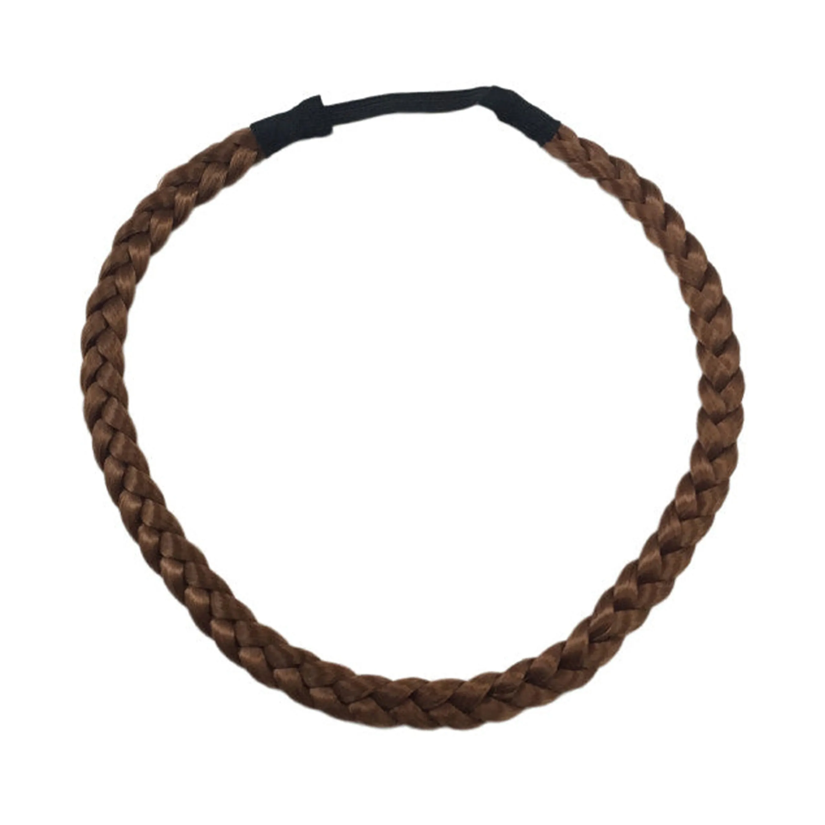 Braided Hairband, Chestnut Brown