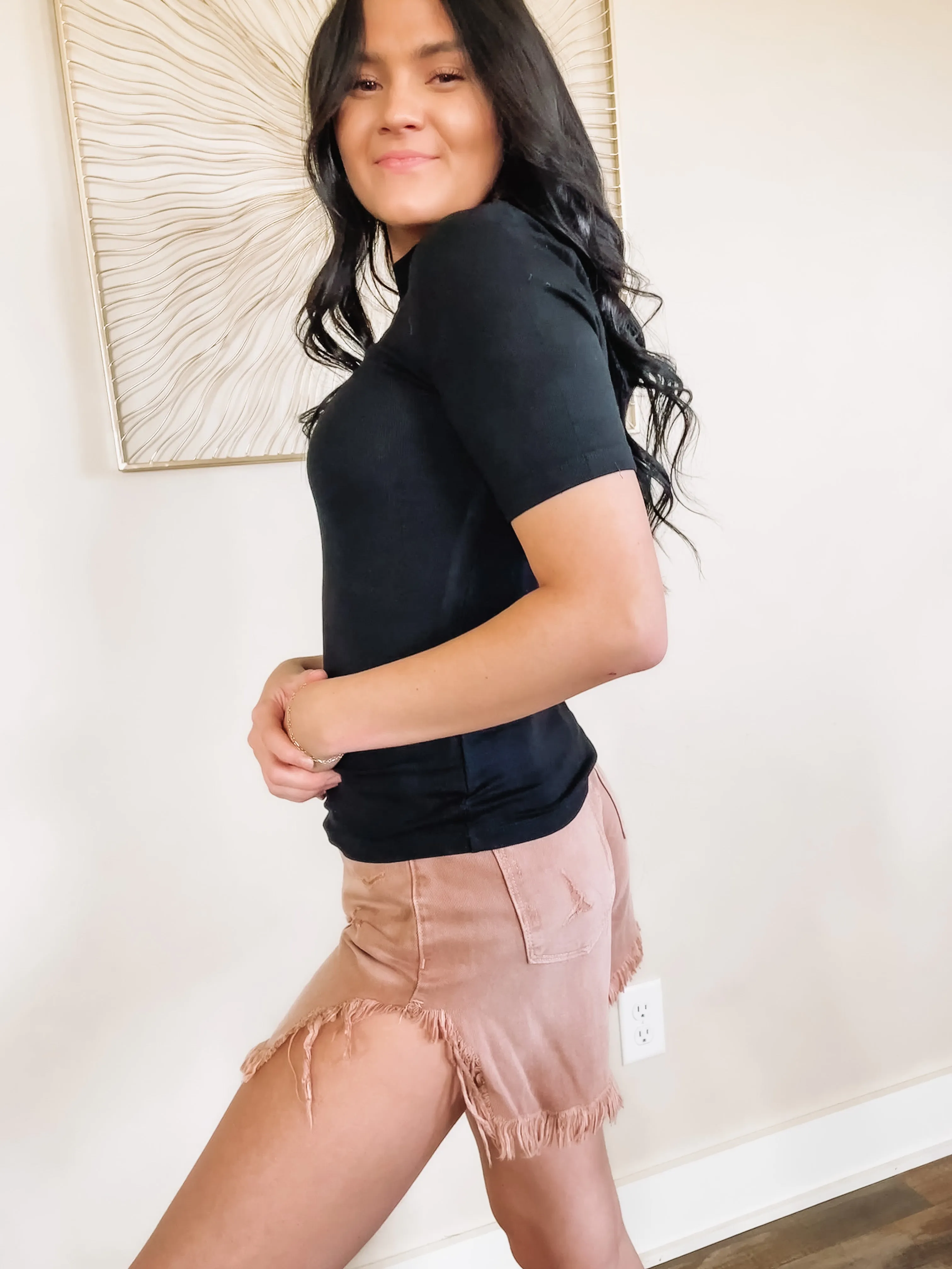 Brynlee High Rise Shorts