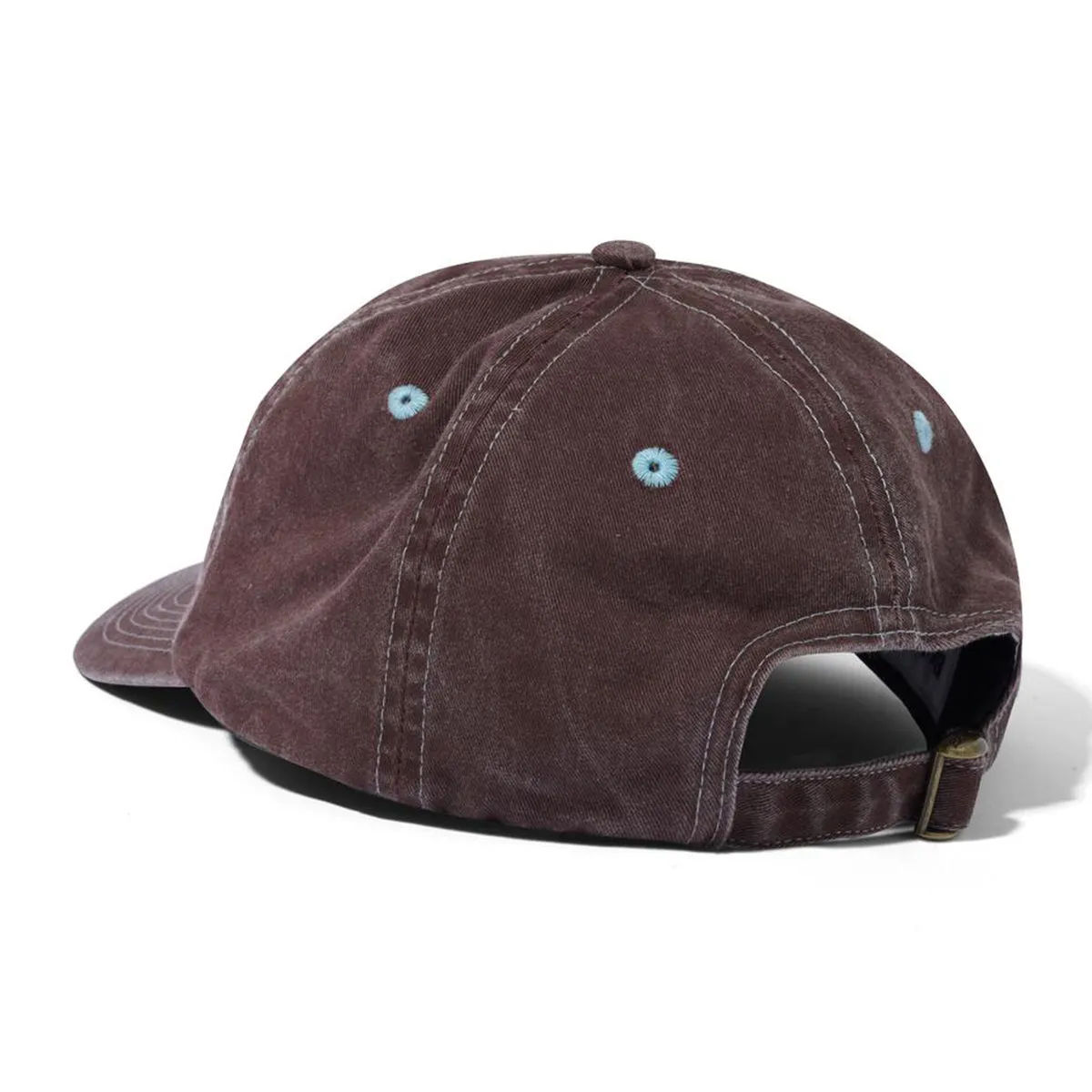 Butter Goods - Rounded Logo 6 Panel Cap Redwood