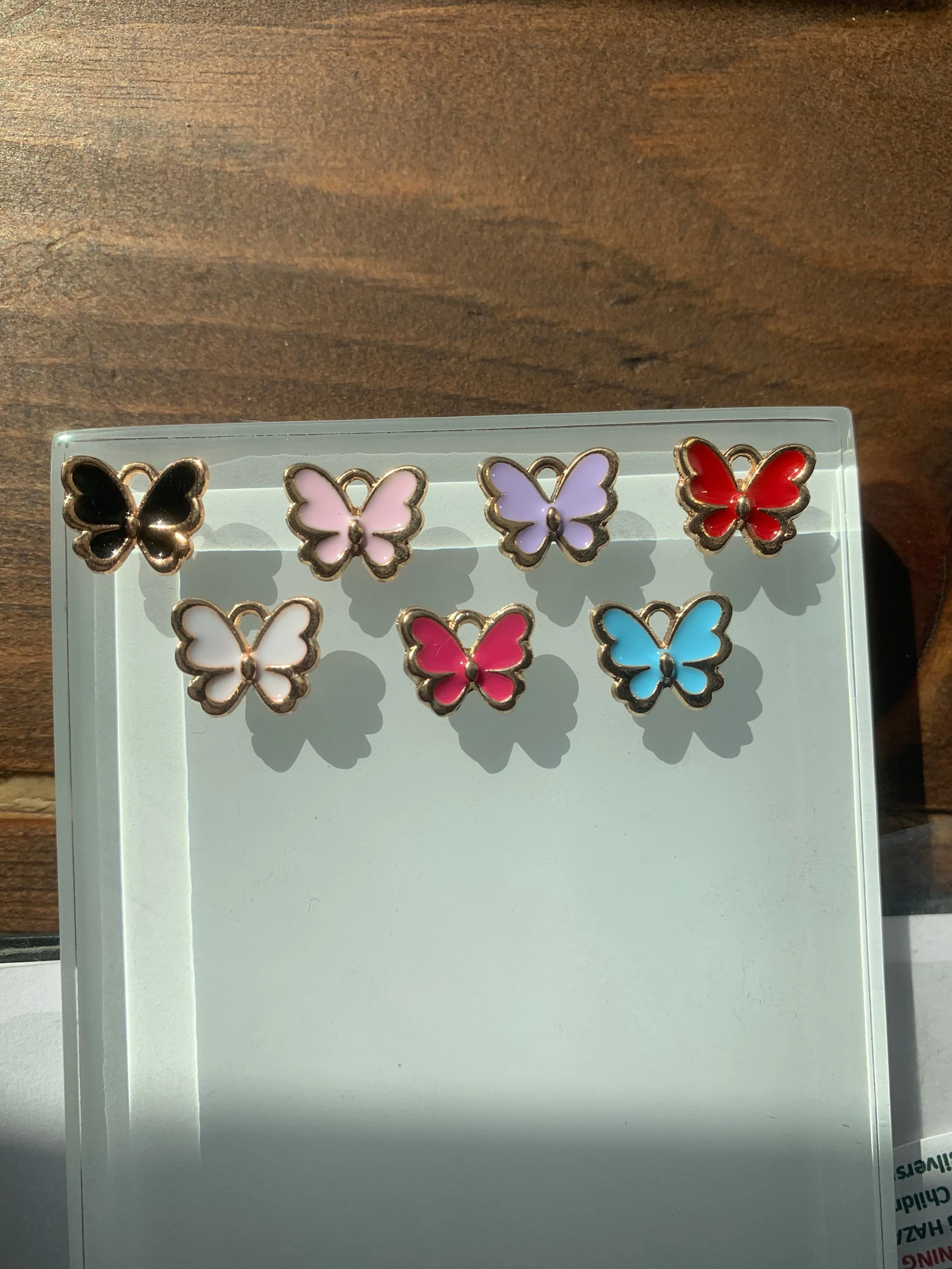 Butterfly Anklet With Initial