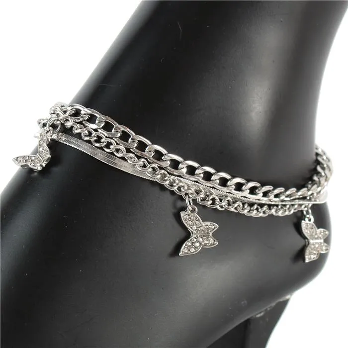 Butterfly Charm Anklet