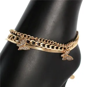 Butterfly Charm Anklet