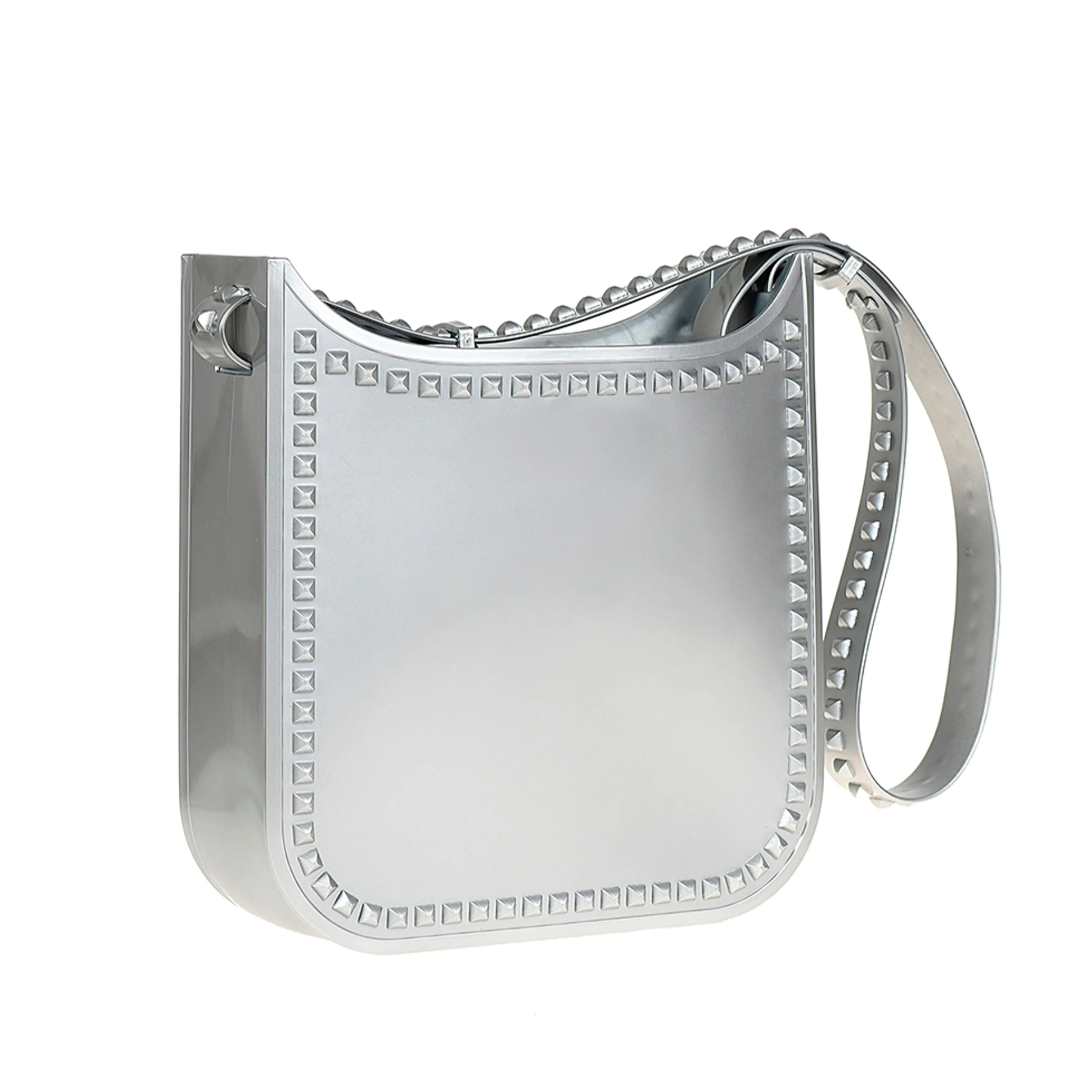 Carmen Sol Fico Large Crossbody - Metallic Jelly