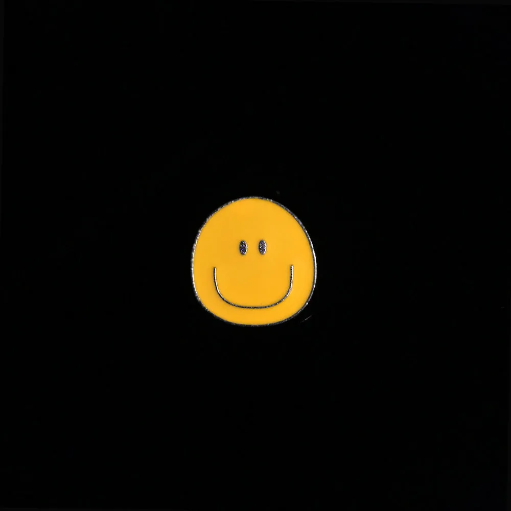 Cartoon Smiling Face Enamel Pins